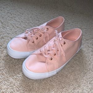 Old Navy Pink Canvas Sneakers, size 8